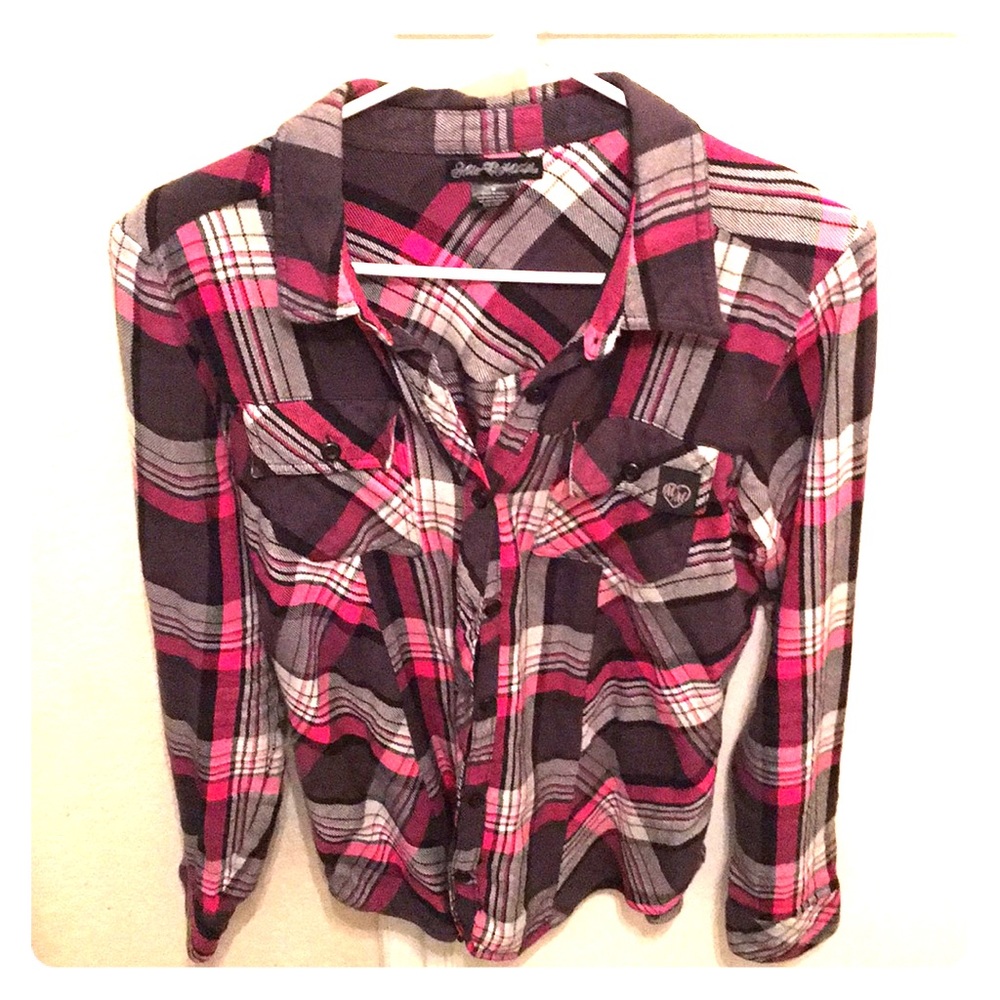 Metal Mulisha plaid shirt